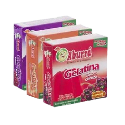 GELATINA ABURRA 3U 120G SURTIDA